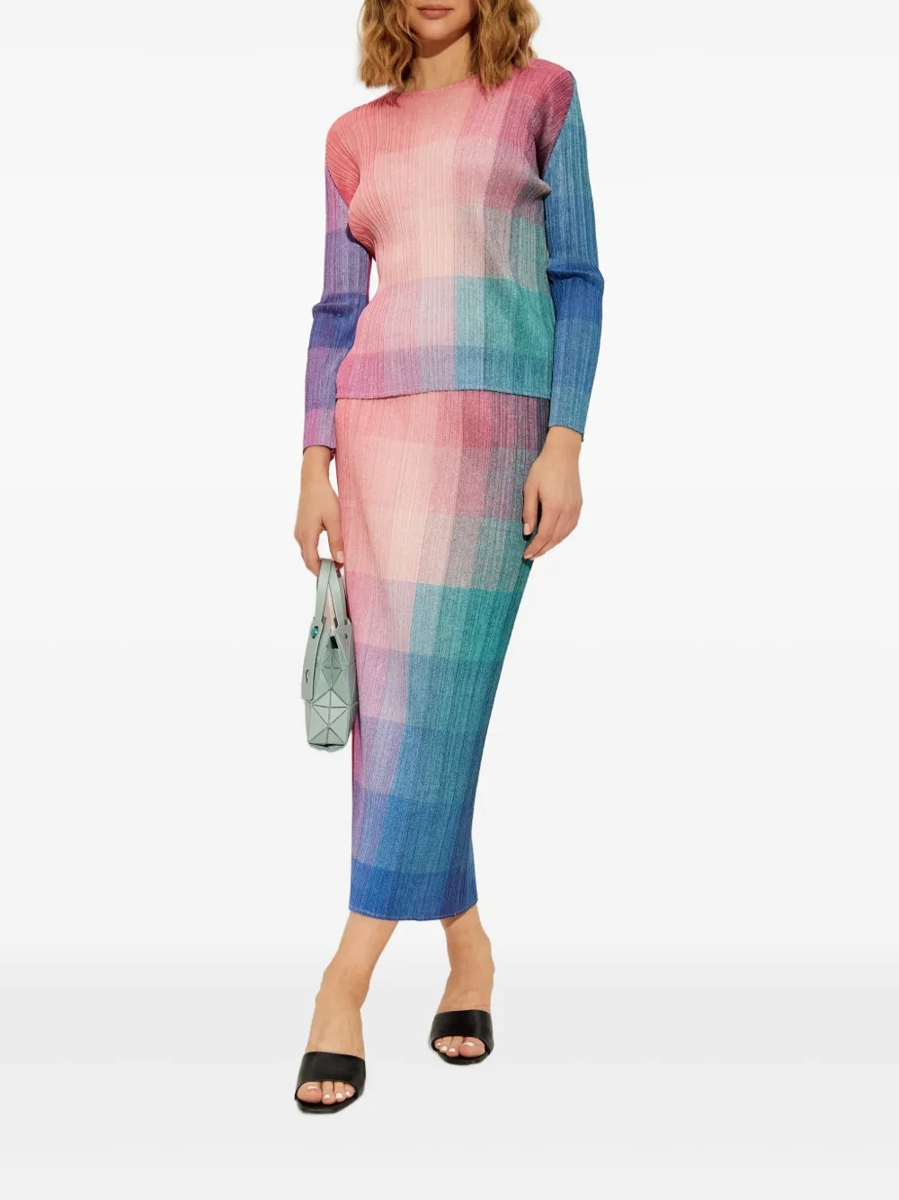 Pleats Please Issey Miyake Photon Top | Pink | FARFETCH