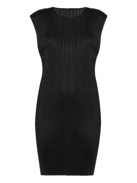 Pleats Please Issey Miyake pleated mini dress