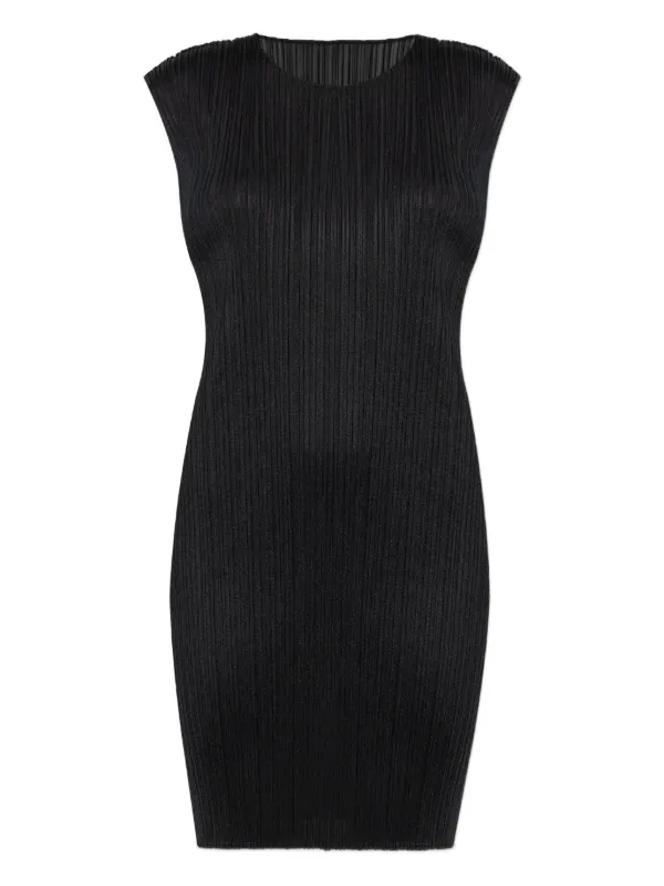 knee length dresses for ladies Issey Miyake Pleats Please Tunic Mini Dress Vintage Collectors Piece   Basha Gold