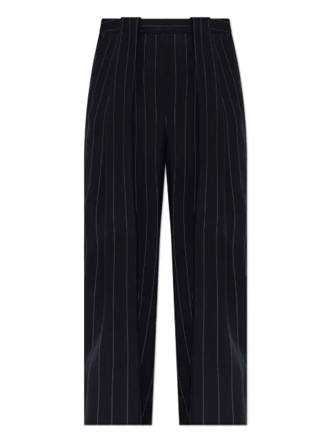 Stella McCartney pantalones con motivo de rayas diplomáticas