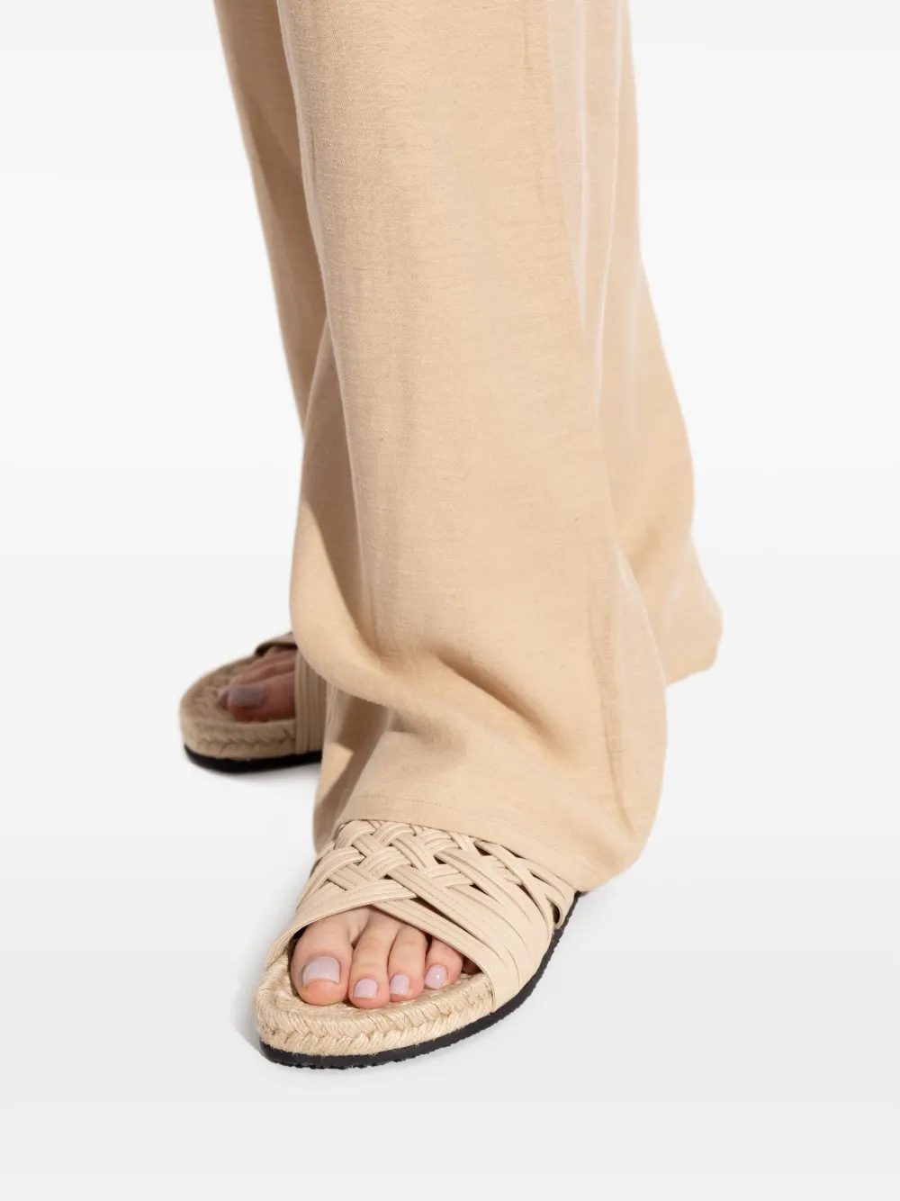 Stella McCartney クロスストラップサンダル Stella McCartney クロスストラップ サンダル | ニュートラル