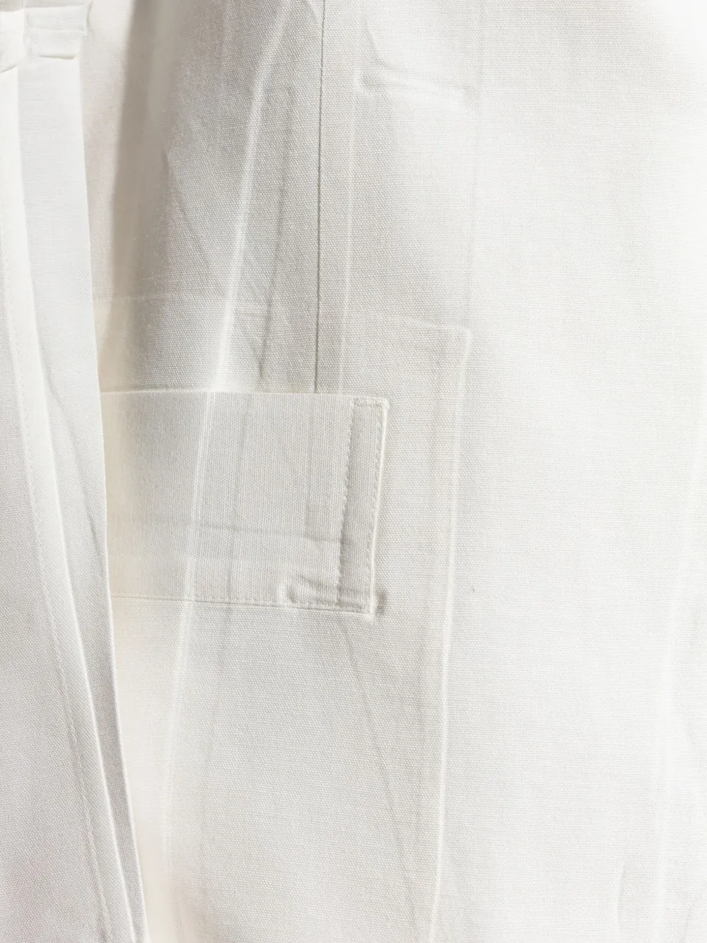 Shop Issey Miyake Pressed Form Blazer In White