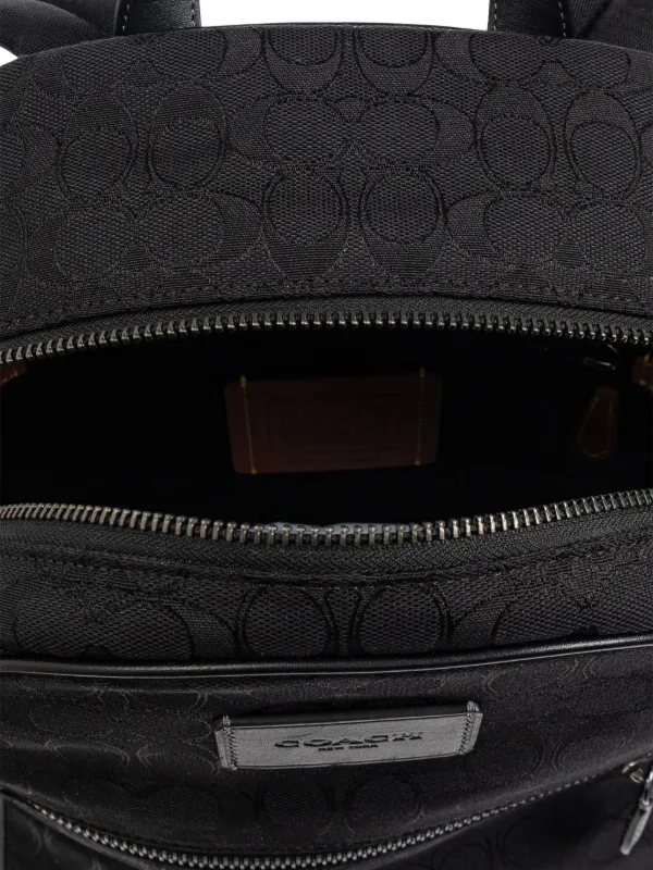 COACH ブラックパターン バックパック Coach パターン バックパック | ブラック | FARFETCH JP