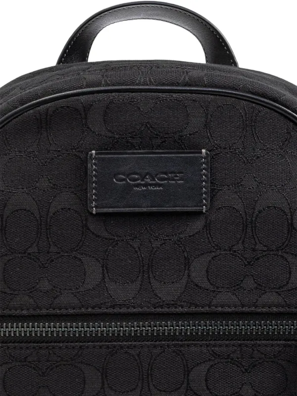 COACH ブラックパターン バックパック COACH ブラックパターン バックパック Coach パターン バックパック