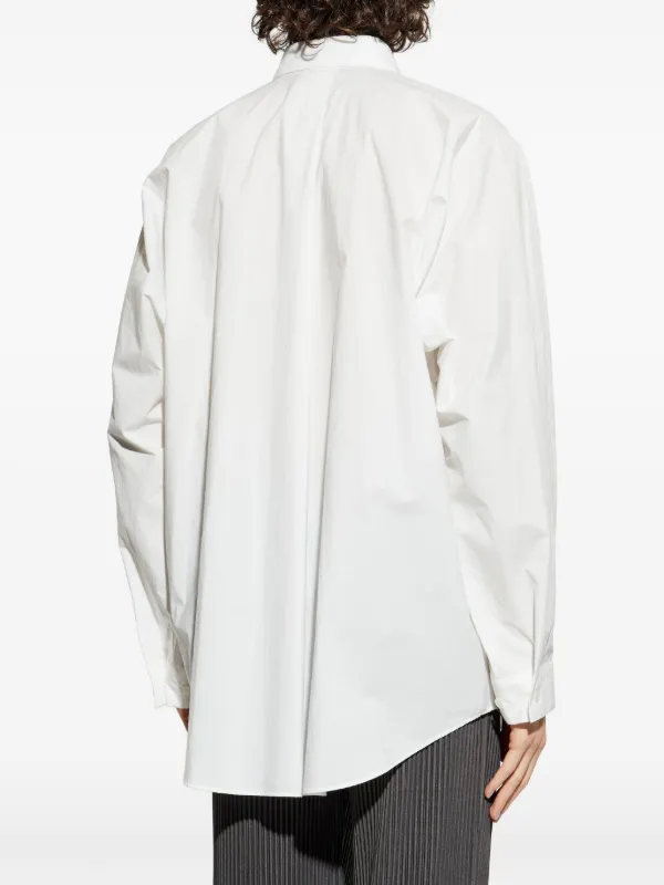 Homme Plissé Issey Miyake コットン シャツ | ホワイト | FARFETCH JP