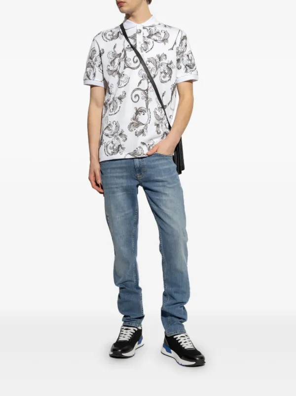 Versace Jeans Couture バロッコ ポロシャツ | ホワイト | FARFETCH JP