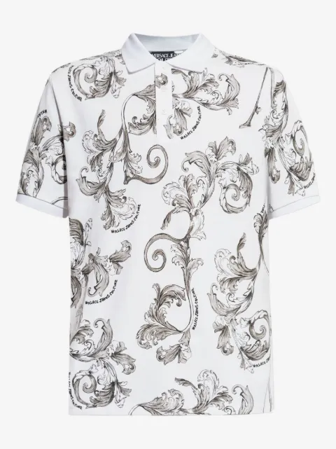Versace Jeans Couture polo med baroktryk