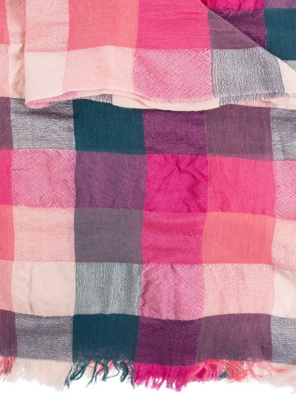 プリーツプリーズチェックスカーフ PLEATS PLEASE ISSEY MIYAKE（バンダナ/スカーフ）のフリマ