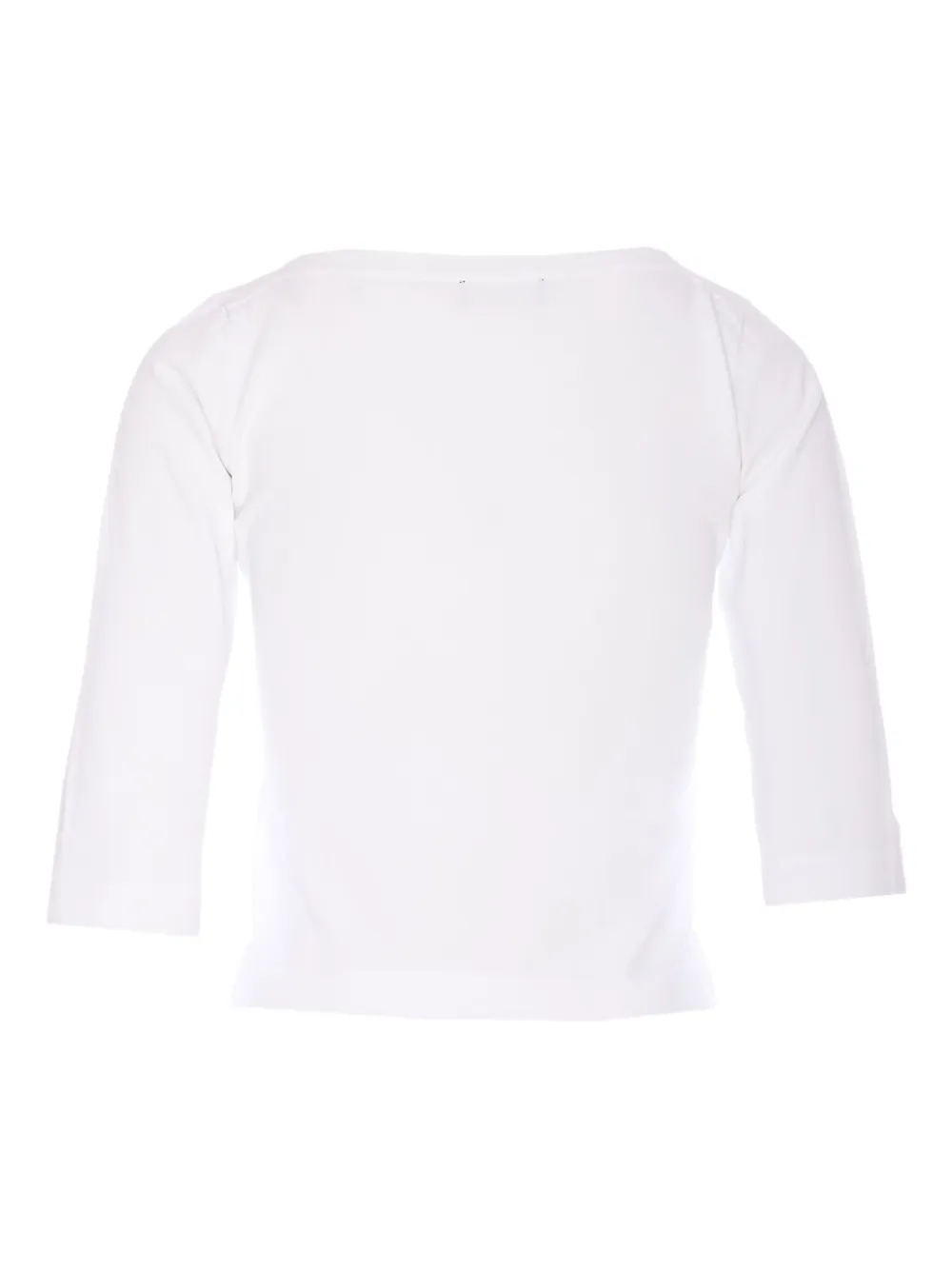 Roberto Collina T-shirt met boothals Wit