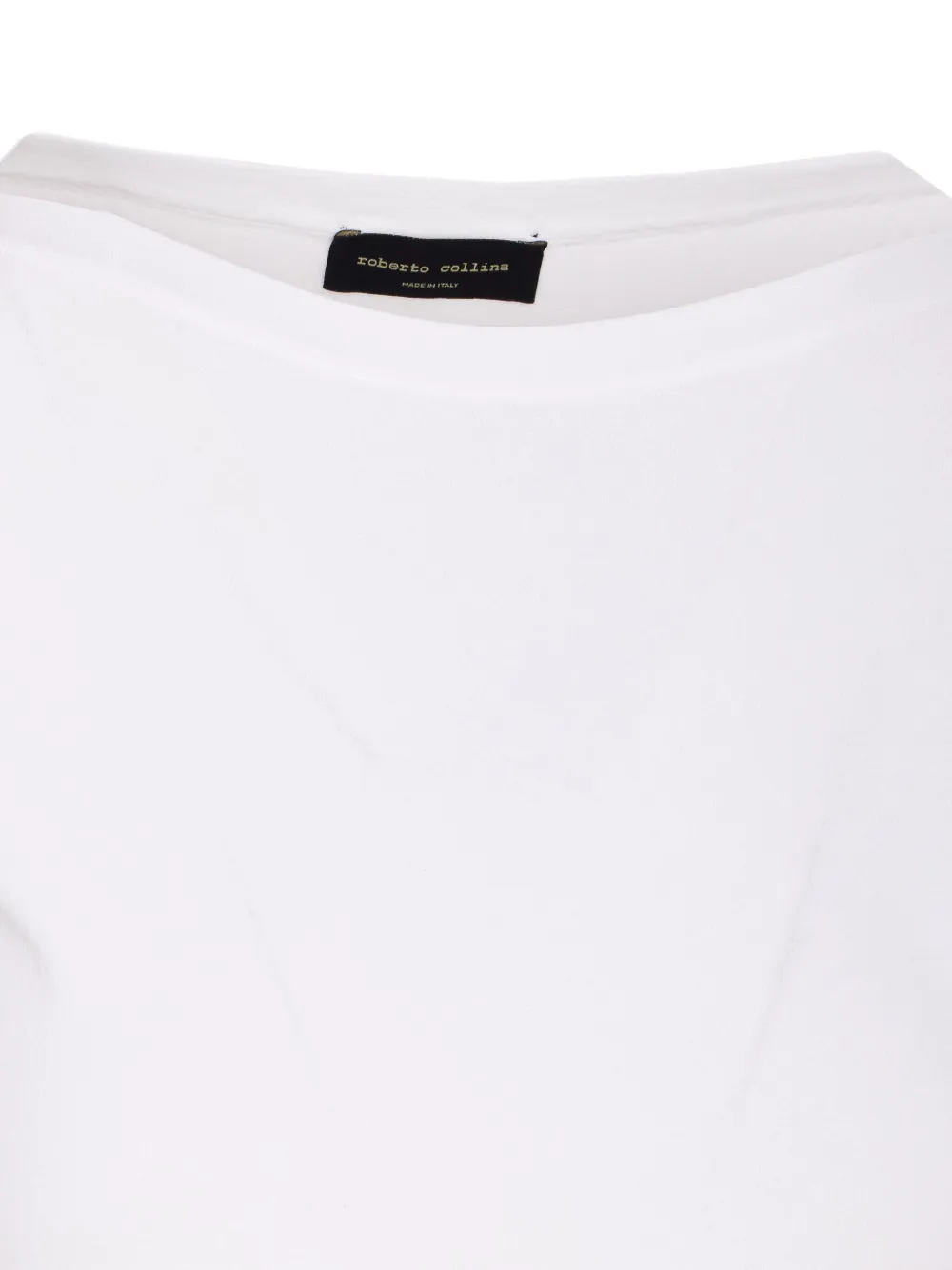 Roberto Collina T-shirt met boothals Wit