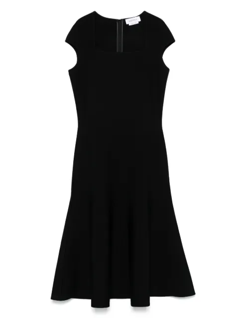 Alexander McQueen flared-hem midi dress