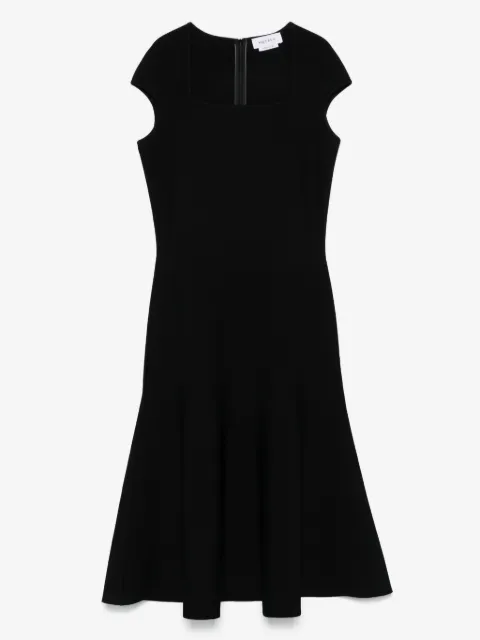 Alexander McQueen flared-hem midi dress