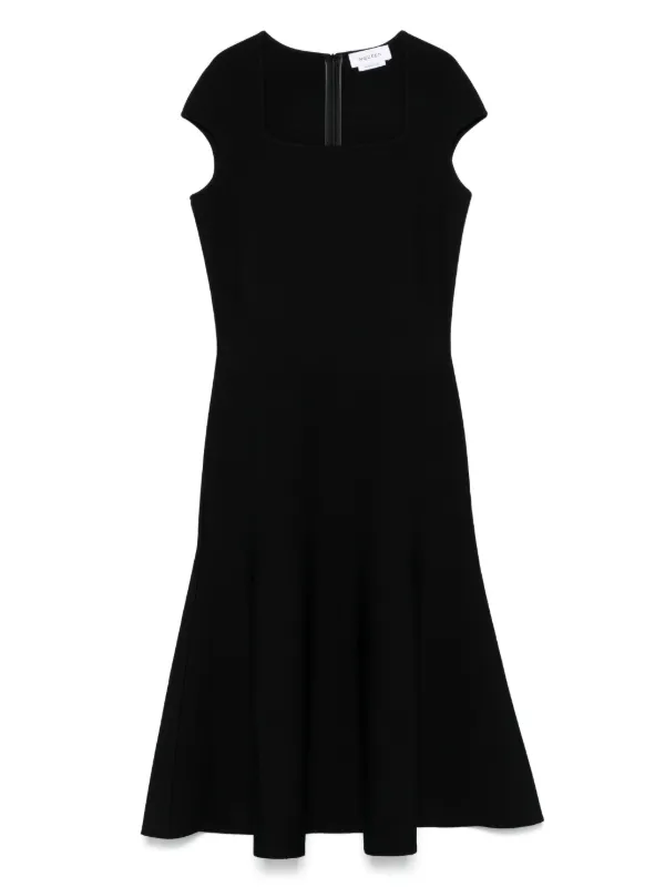 【Alexander McQueen】★flared-hem midi dress 29549185_58605455_600.jpg