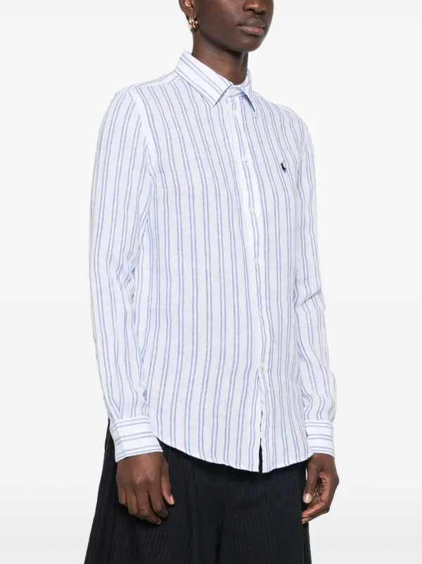 〈 POLO RALPH LAUREN 〉striped shirt Classic Fit Striped Shirt