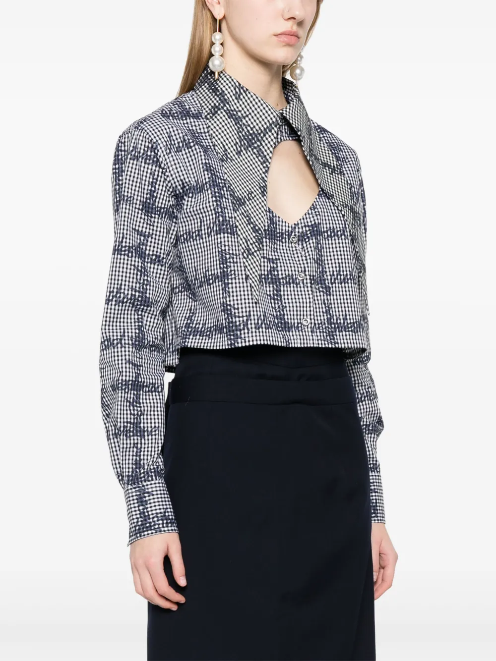 Vivienne Westwood Heart blouse Zwart