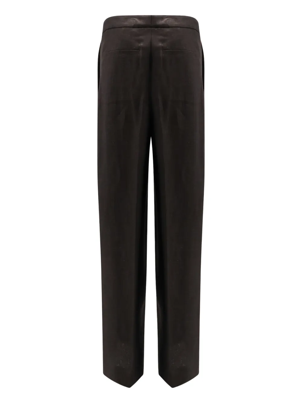  Lardini Flat-front Trousers - Black 