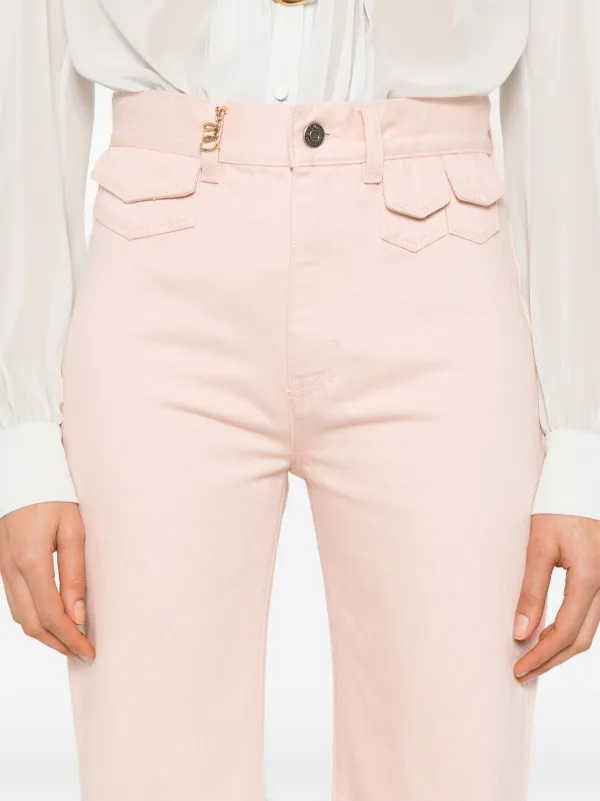 Chloé Flared Jeans | Pink | FARFETCH Chloé Flared Jeans | Pink | FARFETCH