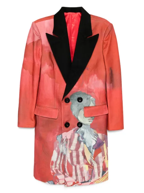KidSuper Watercolor girl coat