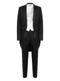 Valentino Garavani three-piece tailcoat suit - Black