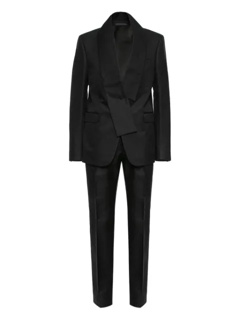 Valentino Garavani asymmetrical-lapel suit