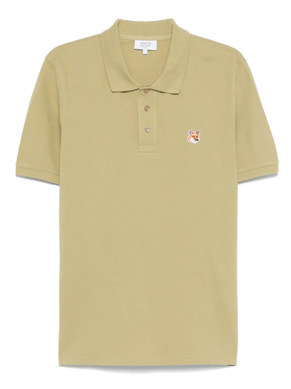 Maison Kitsuné Fox Head-patch polo shirt