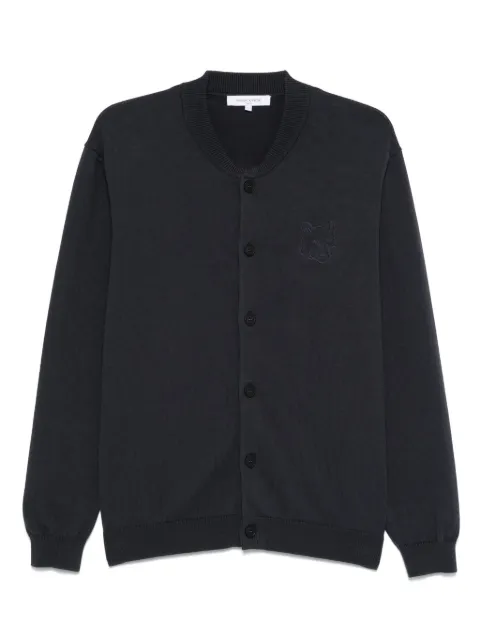 Maison Kitsuné cárdigan con bordaod Bold Fox Head