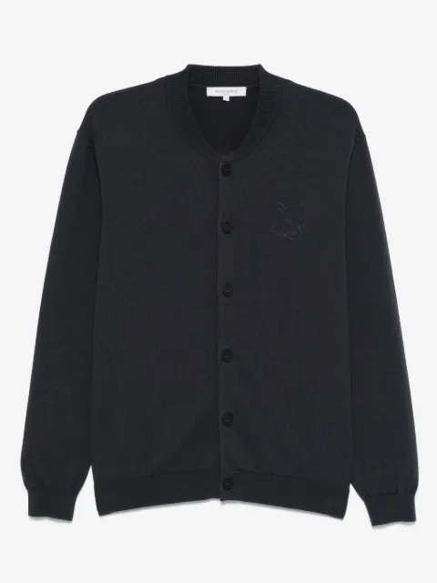 Maison Kitsuné Bold Fox Head-embroidered cardigan