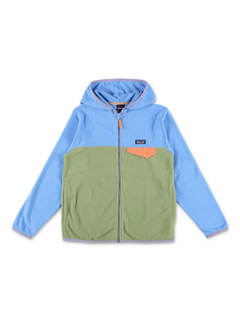 Patagonia Kids colour-block hooded jacket | Blue | Image 1
