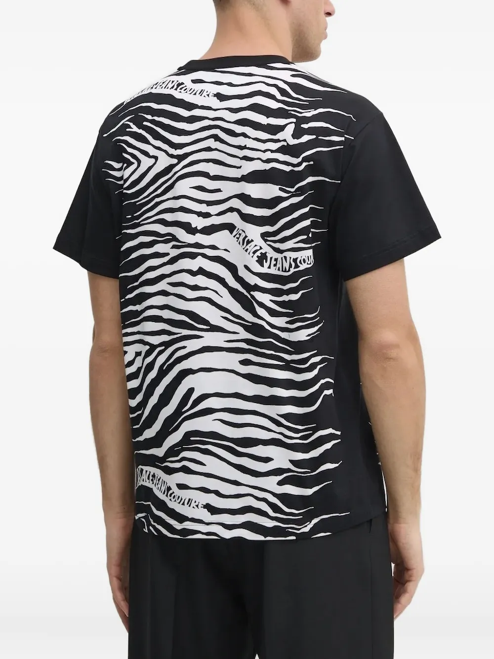 Versace Jeans Couture zebra-print T-shirt | T-Shirts | Image 2