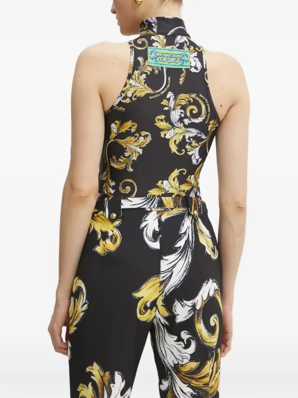 Versace Jeans Couture バロックプリント ボディスーツ