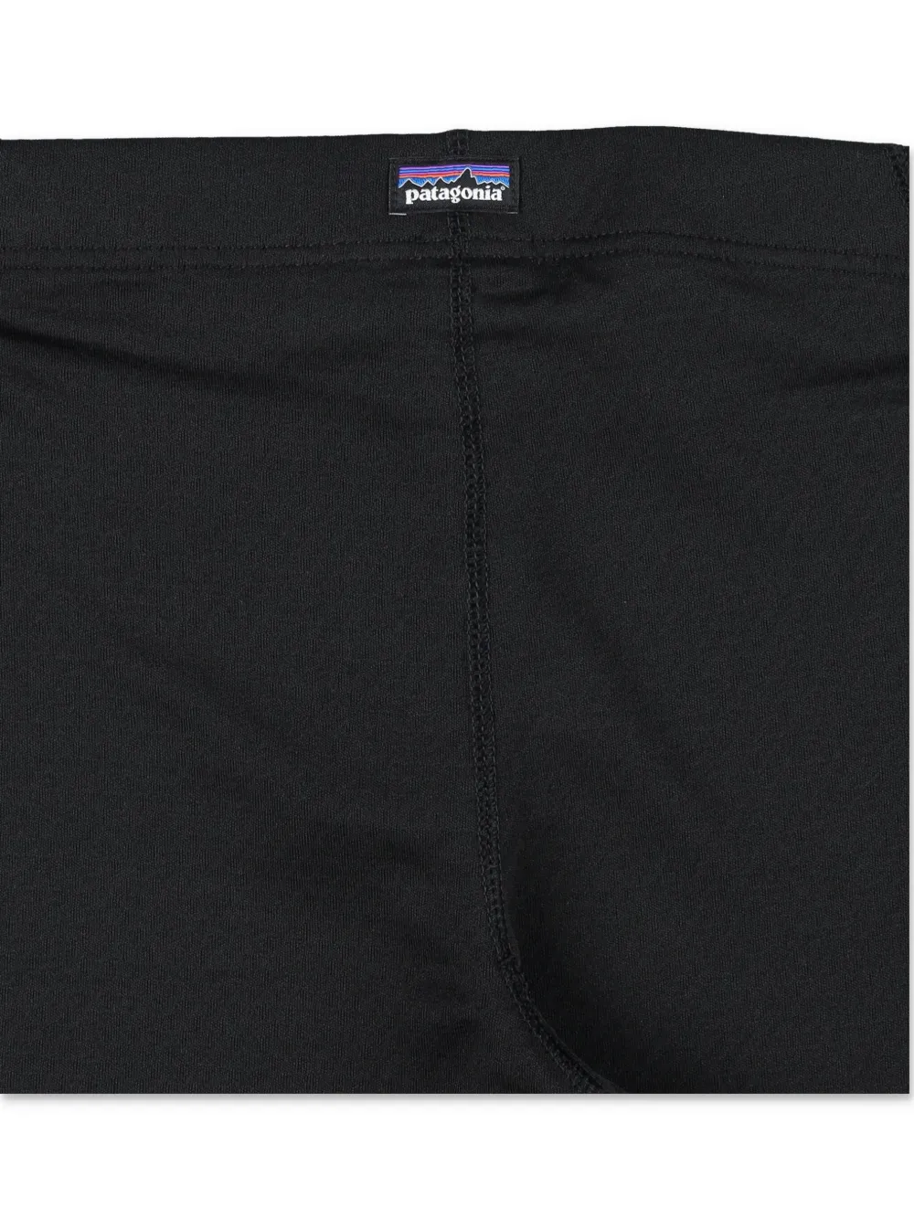 Patagonia Kids Legging met logo applicatie Zwart