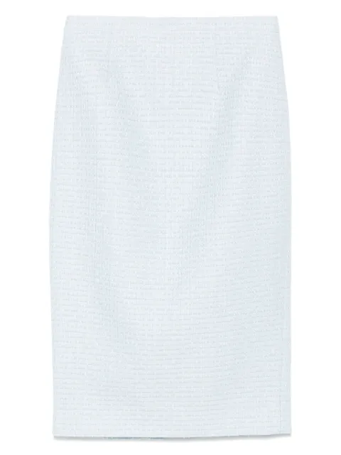 Roland Mouret bouclé midi skirt