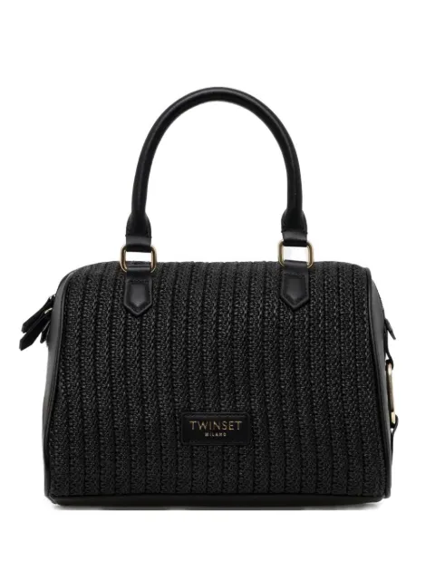 TWINSET textured double-handle tote bag