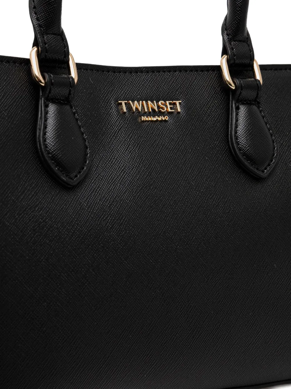 TWINSET Gestructureerde handtas Zwart