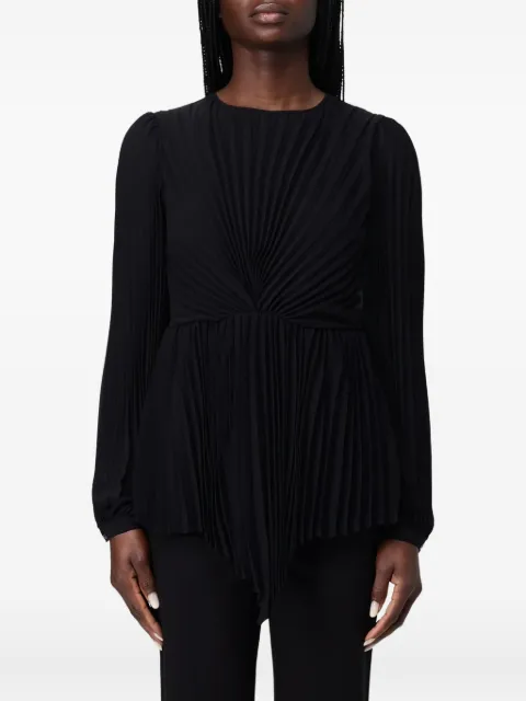 TWINSET pleated twist-front top