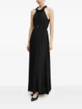 TWINSET halter-neck maxi dress - Black