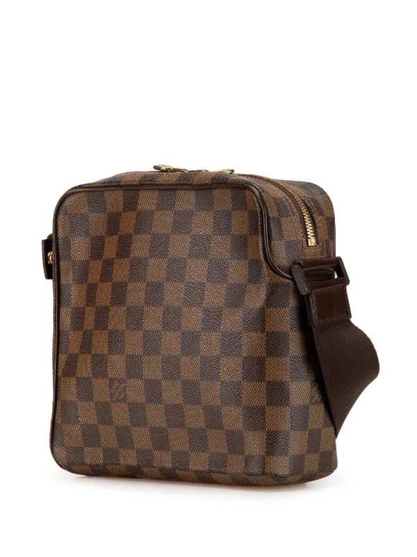LOUIS VUITTON ダミエ オラフPM ショルダーバッグ ブラウン