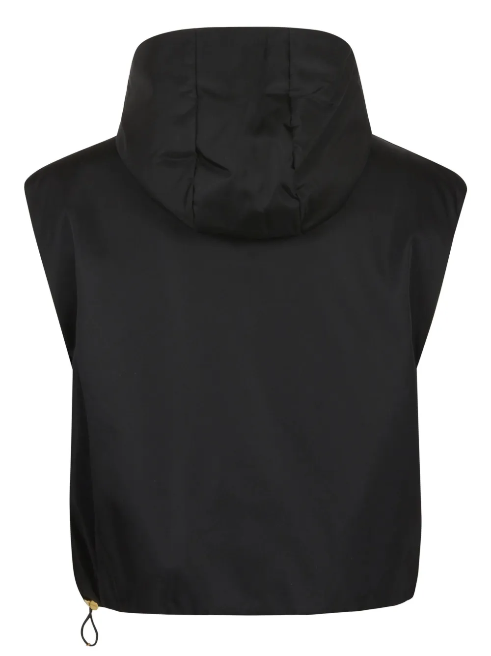 Prada Bodywarmer met capuchon Zwart