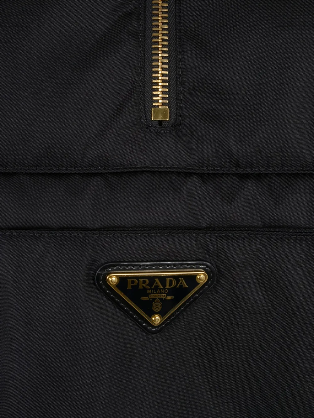 Prada Bodywarmer met capuchon Zwart