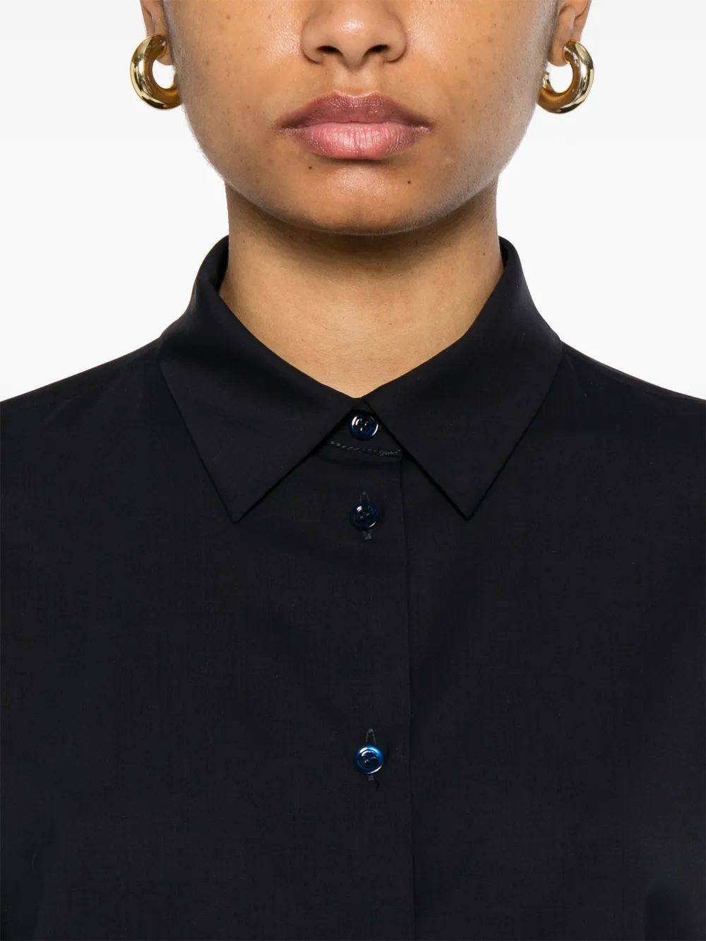 Shop Pt Torino Wool Shirt In Blue