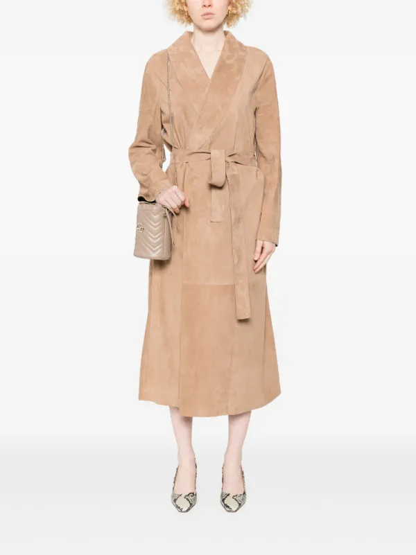 コート Fendi Camel Suede Coat Fendi Camel Suede Coat | italist