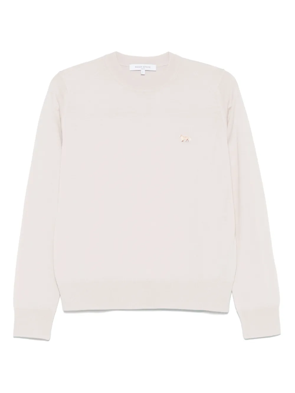 MAISON KITSUNÉ BABY FOX-PATCH SWEATER