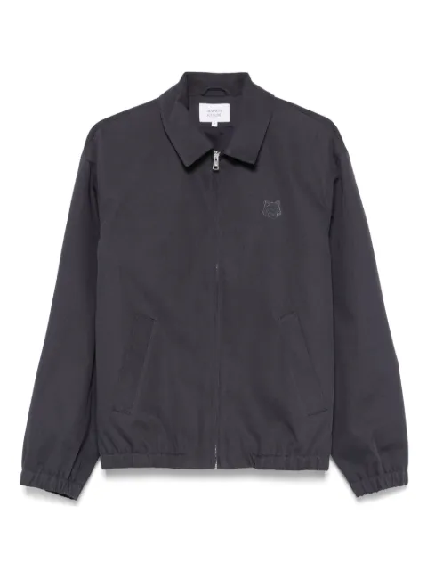 Maison Kitsuné zip-up elasticated bomber jacket