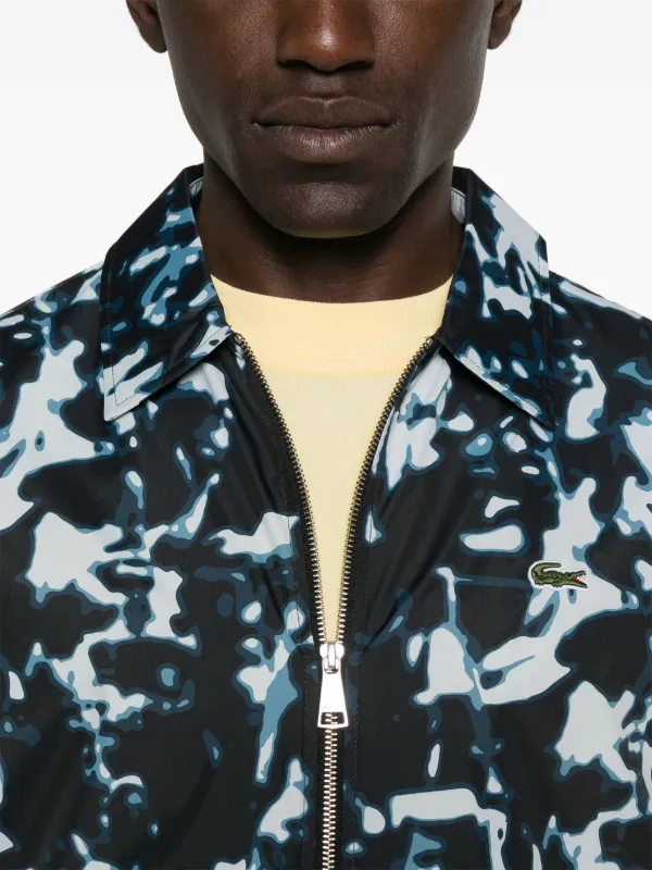 Lacoste チェック ジャケット ラコステ LACOSTE ウールバーシティジャケット（ブラック
