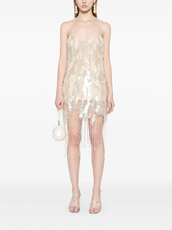オールインワン・サロペット Blumarine  Dress W/Fringe Blumarine - Editorial, Black Lace Long Dress with Sequins
