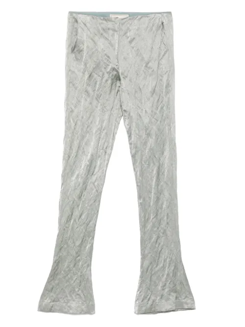 Pantalon en satin à effet froissé - Blumarine - Modalova