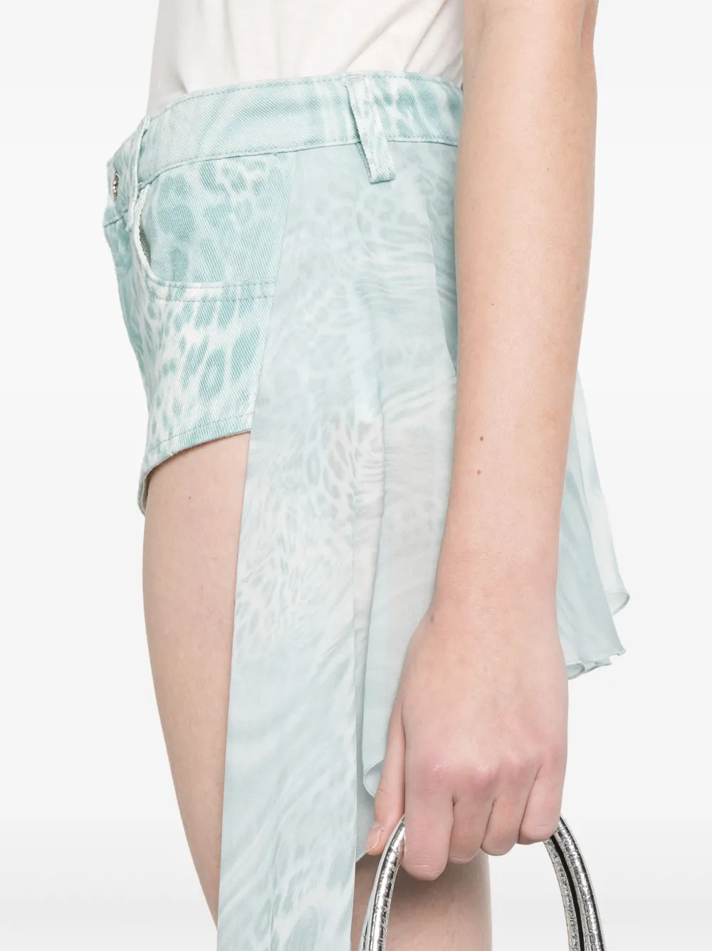 Blumarine Shorts met print Blauw