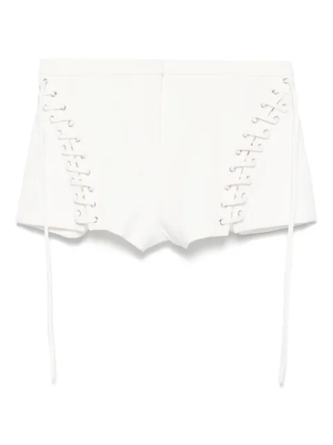 Blumarine shorts con detalles de ojales