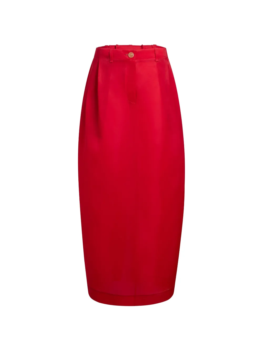 KHAITE Lucian maxi skirt - Rosso