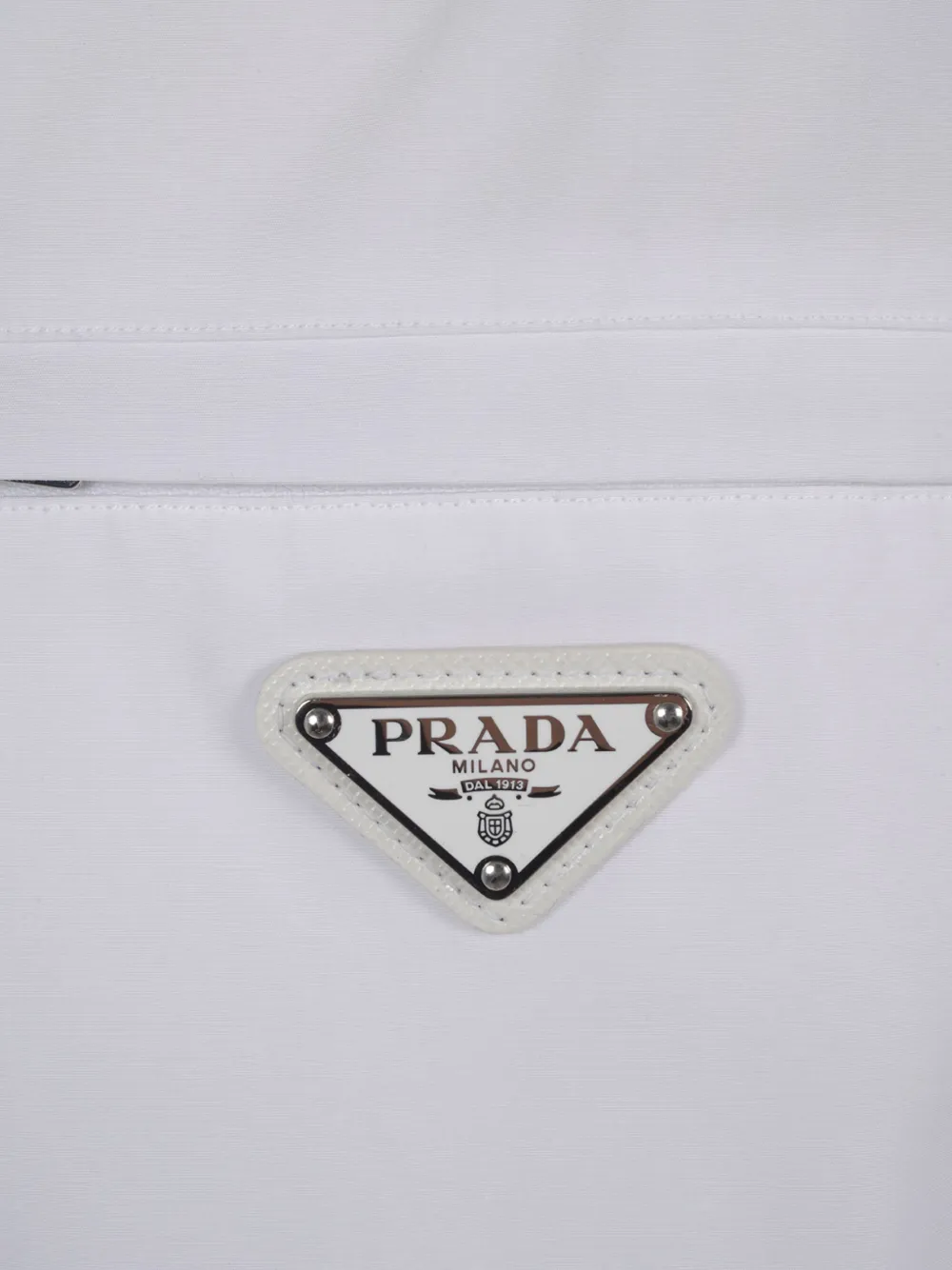Prada Button-up overhemd met lange mouwen Wit